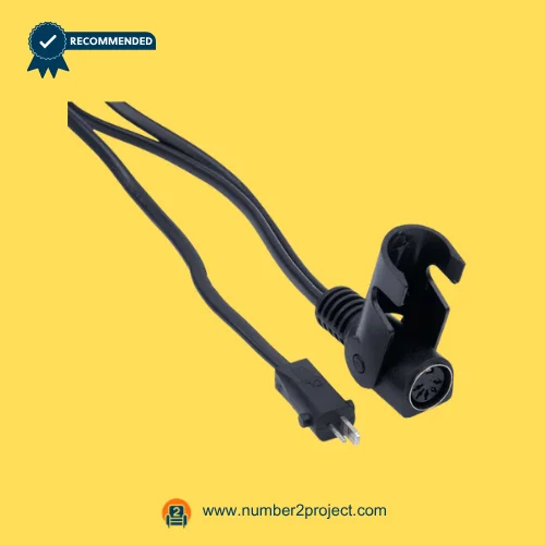 CNDOER DL-DT2020-A TG-1216 actuator motor dual cable connectors with round multi pin socket and power plug close up recliner lift chair wiring component Number2project