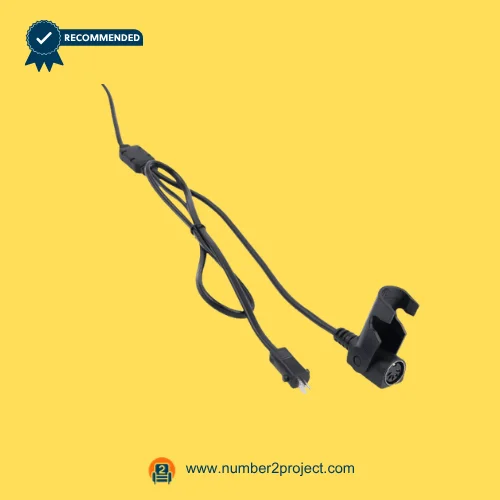 CNDOER DL-DT3001-40-006-B actuator motor cable with round multi pin connector and power plug close up recliner lift chair wiring component Number2project