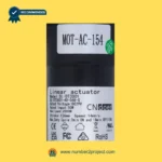 CNDOER DL-DT3001-40-048-C MOT-AC-154 linear actuator motor label showing specifications 2000N load 126mm stroke 14mm per second speed DC 29V close up recliner actuator details Number2project