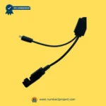 CNDOER DL-DT3001PT-085-01 actuator motor cable splitter with inline connector and power plug close up recliner lift chair wiring component Number2project