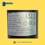 Ding Tang DTSJ-002 linear actuator label close up showing DC29V 75W 4000N load recliner lift chair motor specifications Number2project