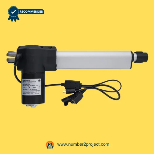 Feiya JDR FY031 Linear Actuator – Recliner Lift Chair Motor (178mm Stroke) Side View Feiya JDR FY031 linear actuator 178mm stroke recliner lift chair motor with cable connectors motion furniture actuator replacement Number2project