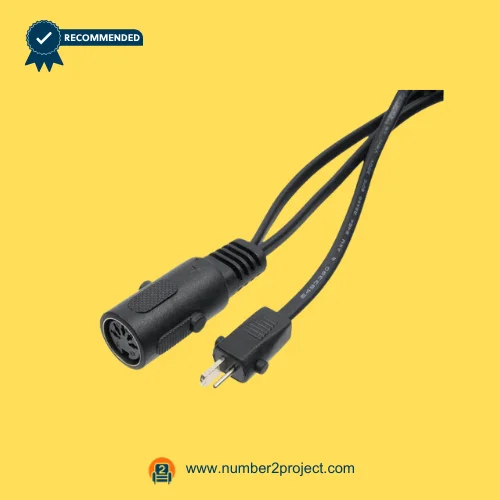 HDM-M8 actuator connector cable close up 5 pin female socket and 2 pin power plug recliner motor wiring harness Number2project