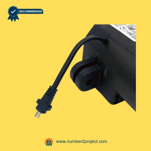 Limoss 450284 MD120-01-L1-395-219 linear actuator power cable with two-prong connector for electric recliner and lift chair motor power supply connection Number2project