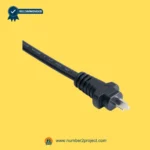 Limoss 450626 MD141-27-L1-157-333 linear actuator power cable with two-prong AC connector for electric recliner and lift chair motor power supply connection Number2project