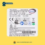 Limoss MD120-02-L1-304-134 linear actuator specification label showing 18–35V input 5A max and 1500N push pull load rating for recliner lift chair motor Number2project