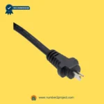 Limoss 451011 MD140-02-L1-157-204 linear actuator power cable with two-prong AC connector for electric recliner and lift chair motor power supply connection Number2project