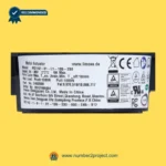 Limoss MD142-31-L1-135-230 linear actuator specification label showing 24–36V input 6A max and 1000N push pull load rating for recliner lift chair actuator Number2project