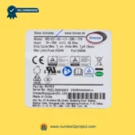 Limoss MD125-65-L1-286-118 linear actuator specification label 18-35V 5A recliner lift chair actuator identification sticker Number2project