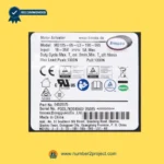 Limoss MD125-65-L3-190-065 linear actuator specification label 18-35V 5A recliner lift chair actuator identification sticker Number2project