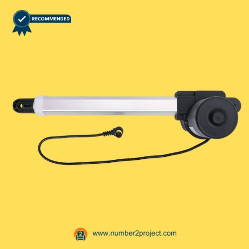 linear actuator rear motor view replacement for LMD6208C-U-3 recliner lift chair actuator with round motor housing and cable connection Number2project