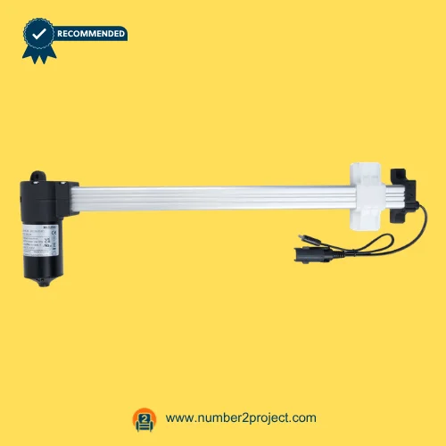 MULIN ML28-018C Linear Actuator for ReclinerLift Chair – Extended Shaft Motor Assembly MULIN ML28-018C linear actuator recliner lift chair motor with extended aluminum shaft and cable connectors motion furniture actuator Number2project