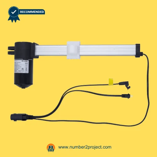 MULIN ML8-226 linear actuator recliner lift chair motor with extended aluminum shaft and cable connectors motion furniture actuator Number2project