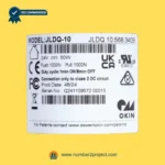 OKIN JLDQ.10.568.340B linear actuator specification label 24V 50W recliner lift chair actuator identification sticker Number2project