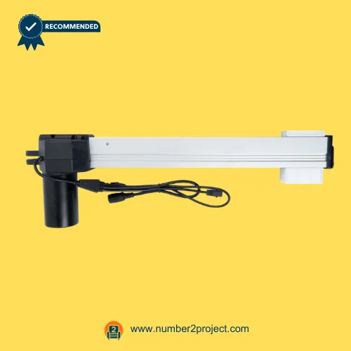 OKIN JLDQ.11.156.333K Linear Actuator for ReclinerLift Chair – Front View OKIN JLDQ.11.156.333K linear actuator for power recliner lift chair motor with aluminum extension rail and connector cable motion furniture actuator Number2project