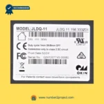 OKIN JLDQ.11.156.333Z01 linear actuator label close up showing 24V 50W duty cycle specifications for recliner lift chair actuator Number2project