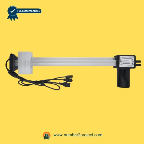 OKIN JLDQ.12.157.333S linear actuator for recliner lift chair with aluminum drive rail and dual connector cables Number2project