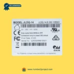 OKIN JLDQ.14.B.260.105D01 linear actuator specification label 24-29V 50W adjustable bed actuator identification sticker Number2project