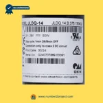 OKIN JLDQ.14.B.375.130K02 linear actuator specification label 24-29V 50W adjustable bed actuator identification sticker Number2project