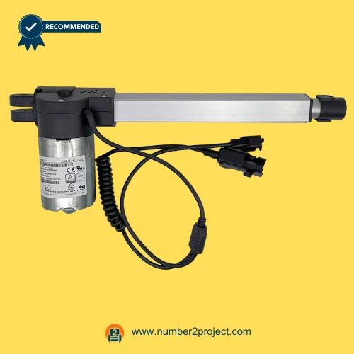 OKIN JLDQ.19.347.173D02 Linear Actuator for ReclinerLift Chair – Full View OKIN JLDQ.19.347.173D02 linear actuator for recliner lift chair with coiled cable and multi-pin connectors motion furniture replacement part Number2project