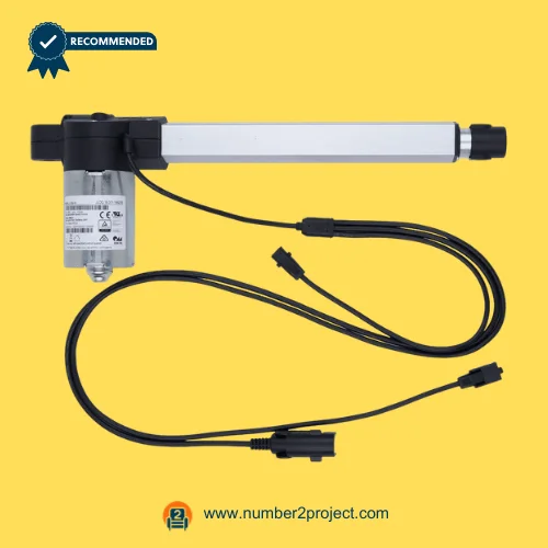 OKIN JLDQ.19.371.188Z06 Linear Actuator for ReclinerLift Chair – Front View OKIN JLDQ.19.371.188Z06 linear actuator for power recliner lift chair with multi connector wiring harness motion furniture actuator replacement Number2project