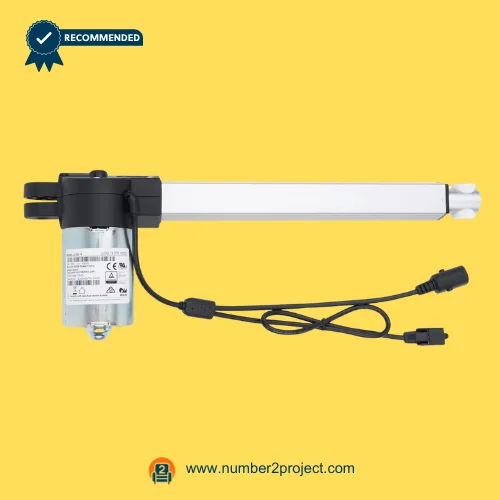 OKIN JLDQ.19.378.193D01 Linear Actuator for ReclinerLift Chair – Front View OKIN JLDQ.19.378.193D01 linear actuator for power recliner lift chair motor with extension drive tube and connection cable motion furniture actuator replacement Number2project