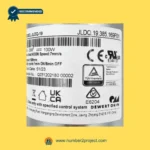 OKIN JLDQ.19.385.169F01 linear actuator label close up showing 24-29V 100W and 7mm/s speed specification Number2project