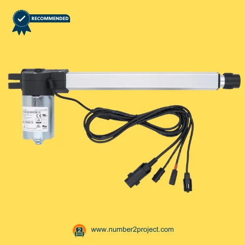 OKIN JLDQ.19.408.188S02 Linear Actuator for ReclinerLift Chair – Front View OKIN JLDQ.19.408.188S02 linear actuator for power recliner lift chair motor with multi cable connectors motion furniture actuator replacement Number2project