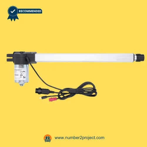 OKIN JLDQ.19B.495.335Z01 linear actuator for recliner lift chair with extended drive rail and multi-connector cable harness Number2project