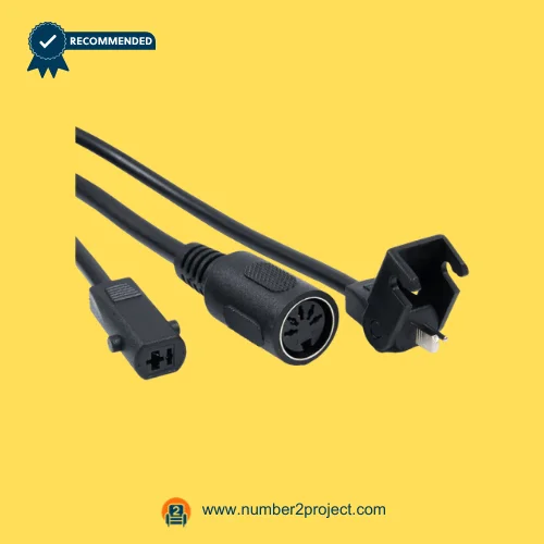 OKIN linear actuator multi connector wiring harness with round socket clip mount bracket and power plug for recliner lift chair actuator wiring Number2project