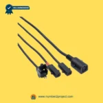 OKIN linear actuator multi connector wiring harness cable with round socket and power plugs for recliner lift chair motion furniture actuator wiring Number2project