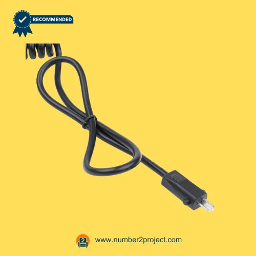 OKIN recliner linear actuator power cable with 2 pin connector close up power cord for lift chair actuator motor motion furniture replacement cable Number2project