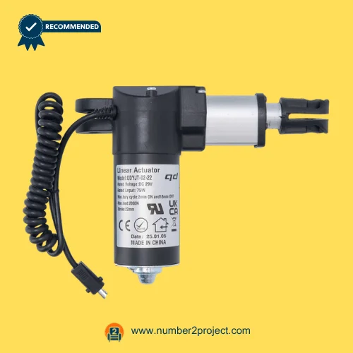 QDYJT-02-22 linear actuator motor for recliner lift chair replacement electric actuator with coiled cable connector Number2project