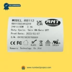 RMT R811202393219 linear actuator label close-up showing Remacro Motor R8112 specifications 24V 50W recliner lift chair actuator Number2project