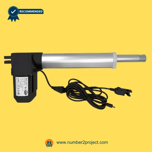 RMT R811202393219 Linear Actuator for ReclinerLift Chair – Motor Assembly Side View RMT R811202393219 linear actuator motor for power recliner and lift chair with power cable connector motion furniture actuator replacement Number2project