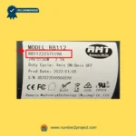 RMT R811222375198 linear actuator specification label model R8112 24V 50W Remacro Motor recliner lift chair actuator identification plate close up Number2project