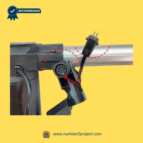 RMT R811A linear actuator motor connector ports showing actuator cable plug and control box connector for power recliner lift chair motion furniture Number2project