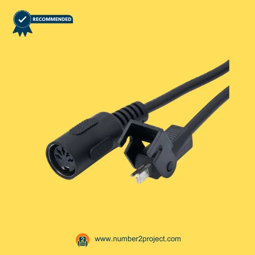 RMT R811G22500323 recliner actuator wiring harness with two pin power plug and round multi pin connector for lift chair linear actuator motor Number2project