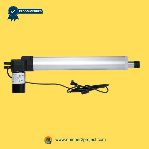 RMT R811G22500323 Linear Actuator for ReclinerLift Chair – Full Assembly Side View RMT R811G22500323 linear actuator motor for power recliner and lift chair with power cable connector motion furniture actuator replacement Number2project