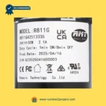 RMT R811G42513335 linear actuator label close-up showing Remacro Motor R811G specifications 24V 50W recliner lift chair actuator Number2project
