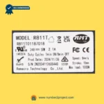 RMT R811T01187018 linear actuator label close-up showing Remacro Motor R811T specifications 24V 50W recliner lift chair actuator Number2project