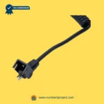 RMT R811T01187045 recliner actuator power plug connector close-up with two-pin electrical plug for lift chair linear actuator motor Number2project