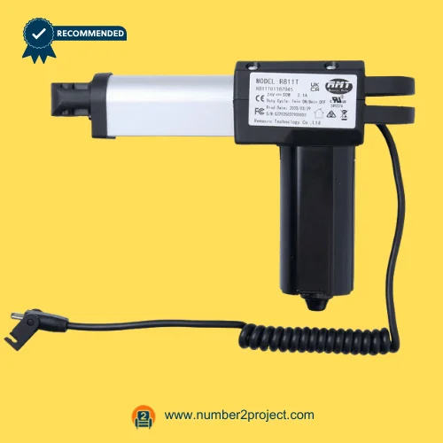 RMT R811T01187045 linear actuator motor for power recliner and lift chair with coiled cable connector motion furniture actuator replacement Number2project