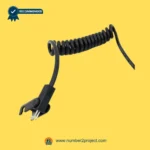 RMT R811T01187048 recliner actuator coiled power cable with two pin connector plug for lift chair linear actuator motor Number2project