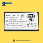 RMT R811T01288138 linear actuator label close-up showing Remacro Motor model R811T specifications 24V 50W recliner lift chair actuator Number2project