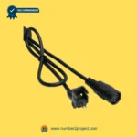 RMT R811T02266070 recliner actuator power cable with two pin plug and round multi pin connector for lift chair linear actuator motor Number2project