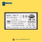 RMT R811T02430253 linear actuator label close-up showing Remacro Motor R811T specifications 24V 50W recliner lift chair actuator Number2project