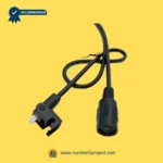 RMT R811T02433252 linear actuator power connector cable with 2-pin recliner motor plug and female control connector for lift chair motion furniture Number2project