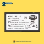RMT R811T11252048 linear actuator label close-up showing Remacro Motor R811T specifications 24V 50W recliner lift chair actuator Number2project