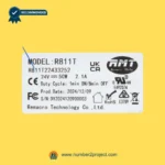 rmt r811t22433252 linear actuator label close up model r811t 24v 50w actuator specification sticker remacro technology recliner motor part number2project